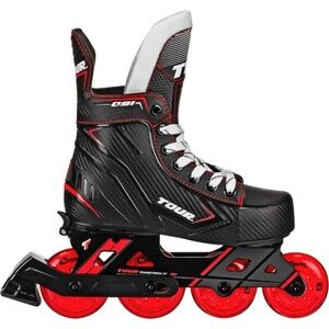 NEW Tour Kids’ Adjustable Inline and Roller Hockey Skates